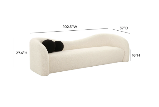 Dimensions of sofa